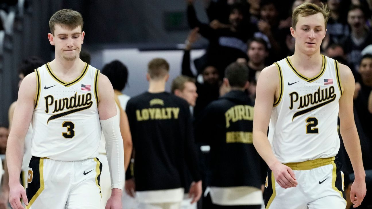 Men's college basketball Power Rankings: A top 5 shake-up after Purdue gets itself knocked off No. 1