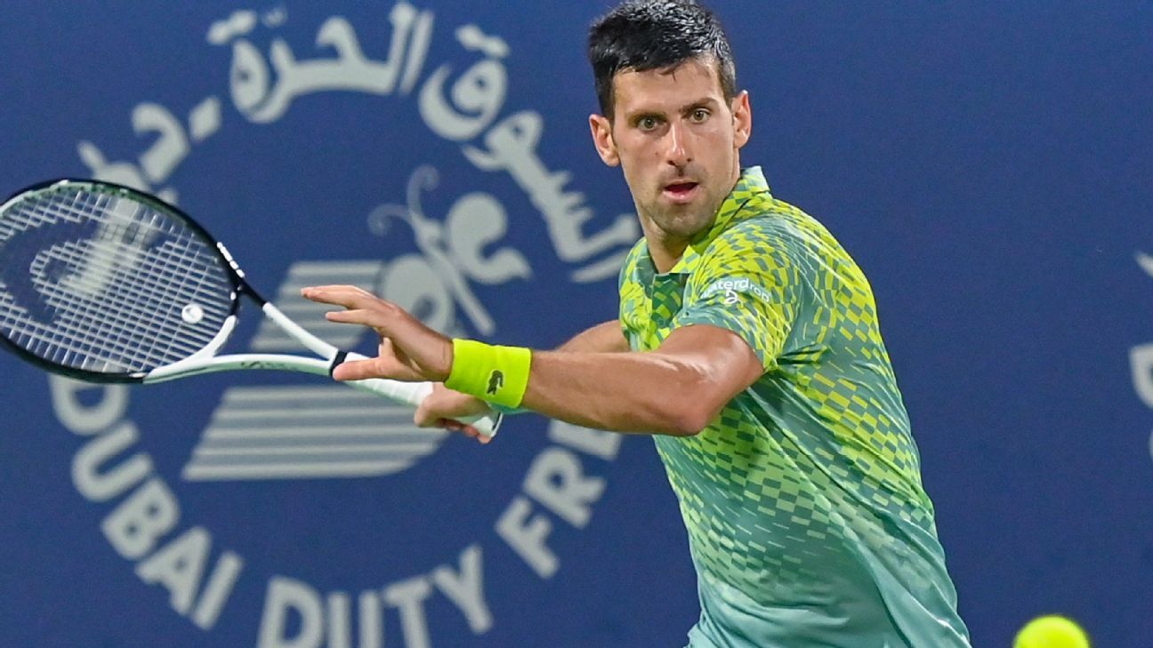 Novak Djokovic se retira de Indian Wells en la víspera de la eliminatoria