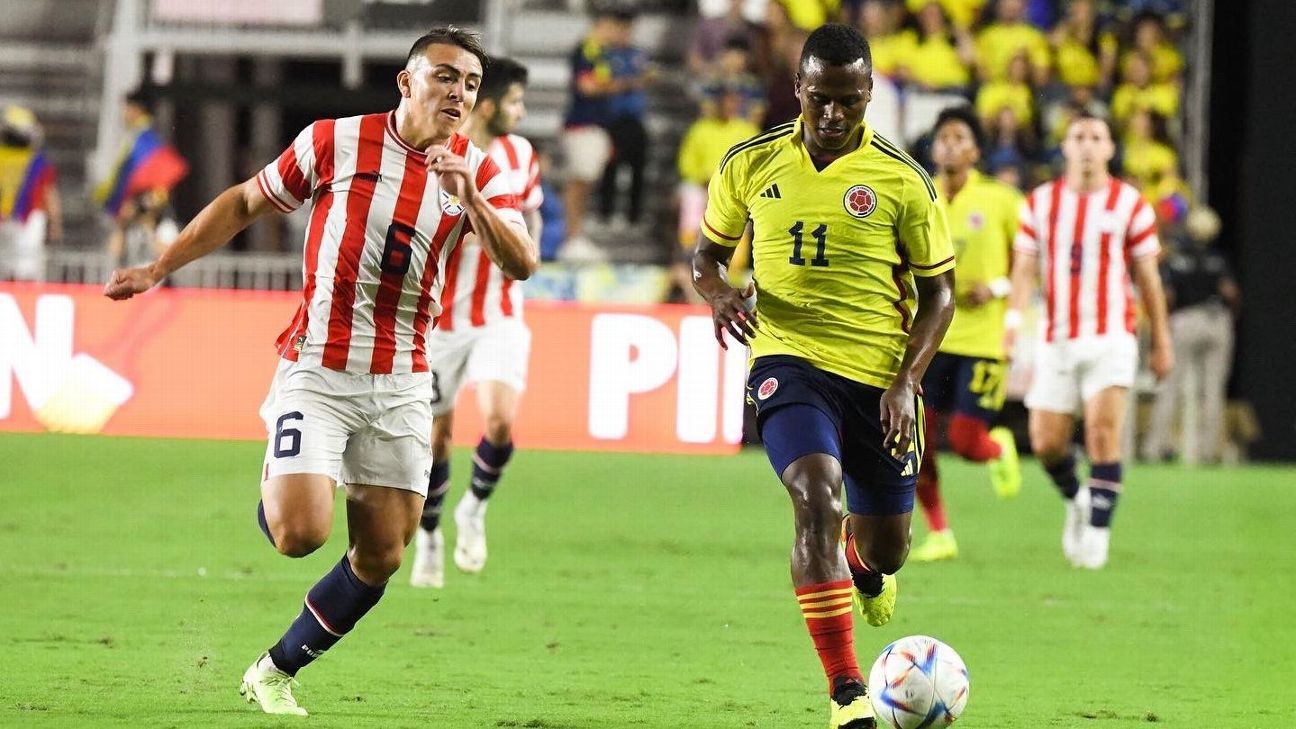 Jhon Arias regresa a la Selección Colombia ESPN