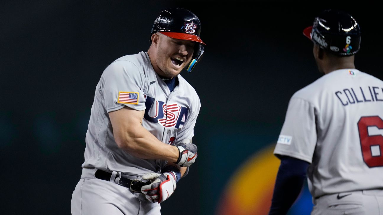 Mike Trout lifts United States into WBC quarterfinals - ESPN