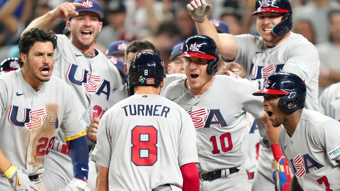 Trea Turner homers twice for USA in WBC semis - ESPN Video