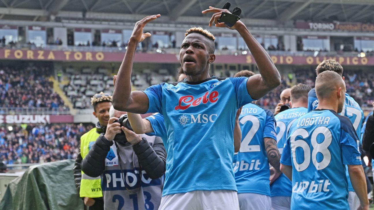 Napoli continue title surge with 4-0 win at Torino
