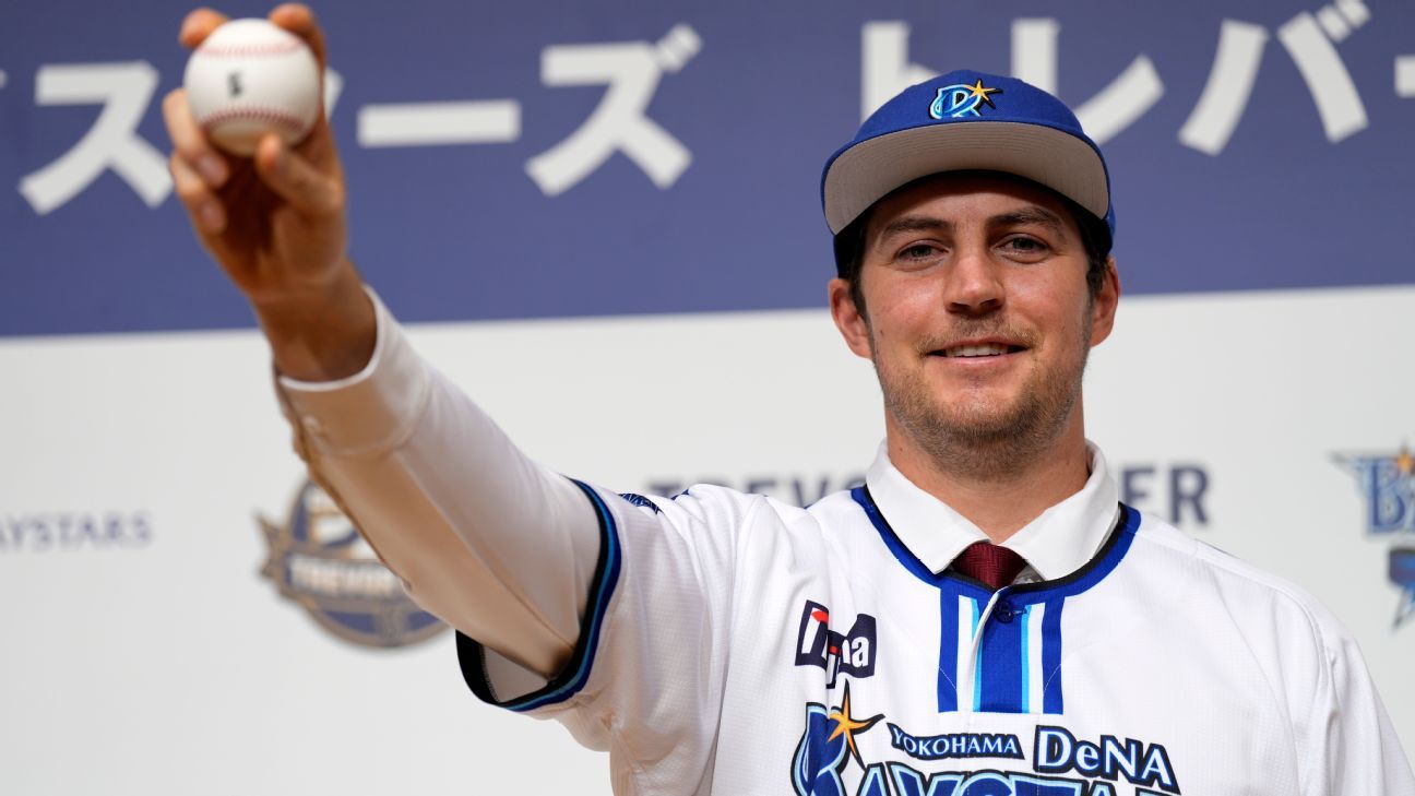 Trevor Bauer inicia etapa en Japón al ser presentado por Yokohama DeNA