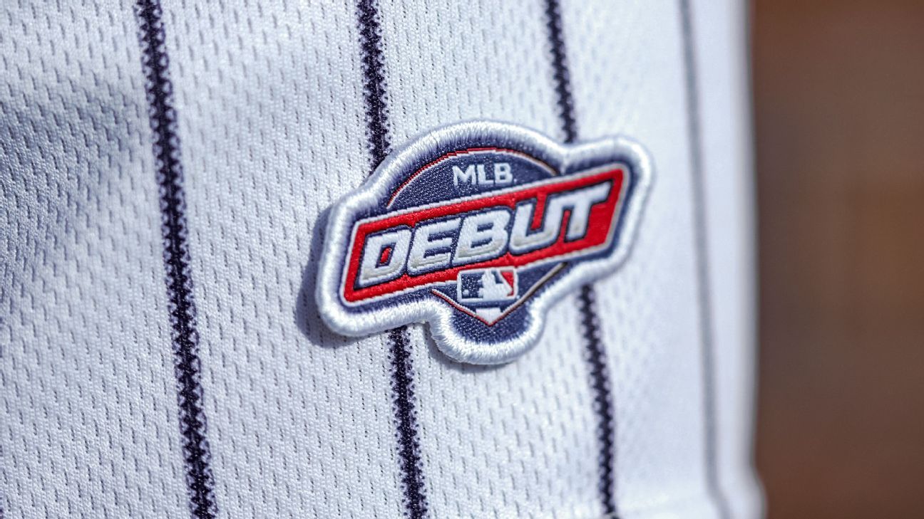MLB debut players will have special patches on jerseys : NPR