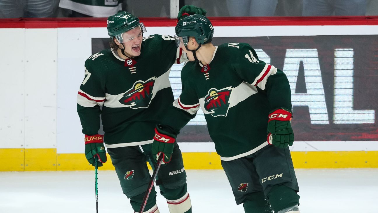 Kaprizov rejoins Wild; Eriksson Ek week-to-week