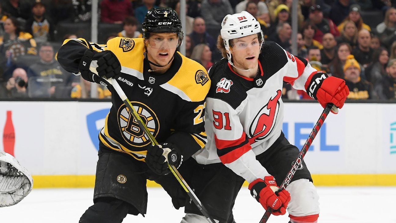 Bruins to be without Hampus Lindholm due to lower-body injury - ESPN