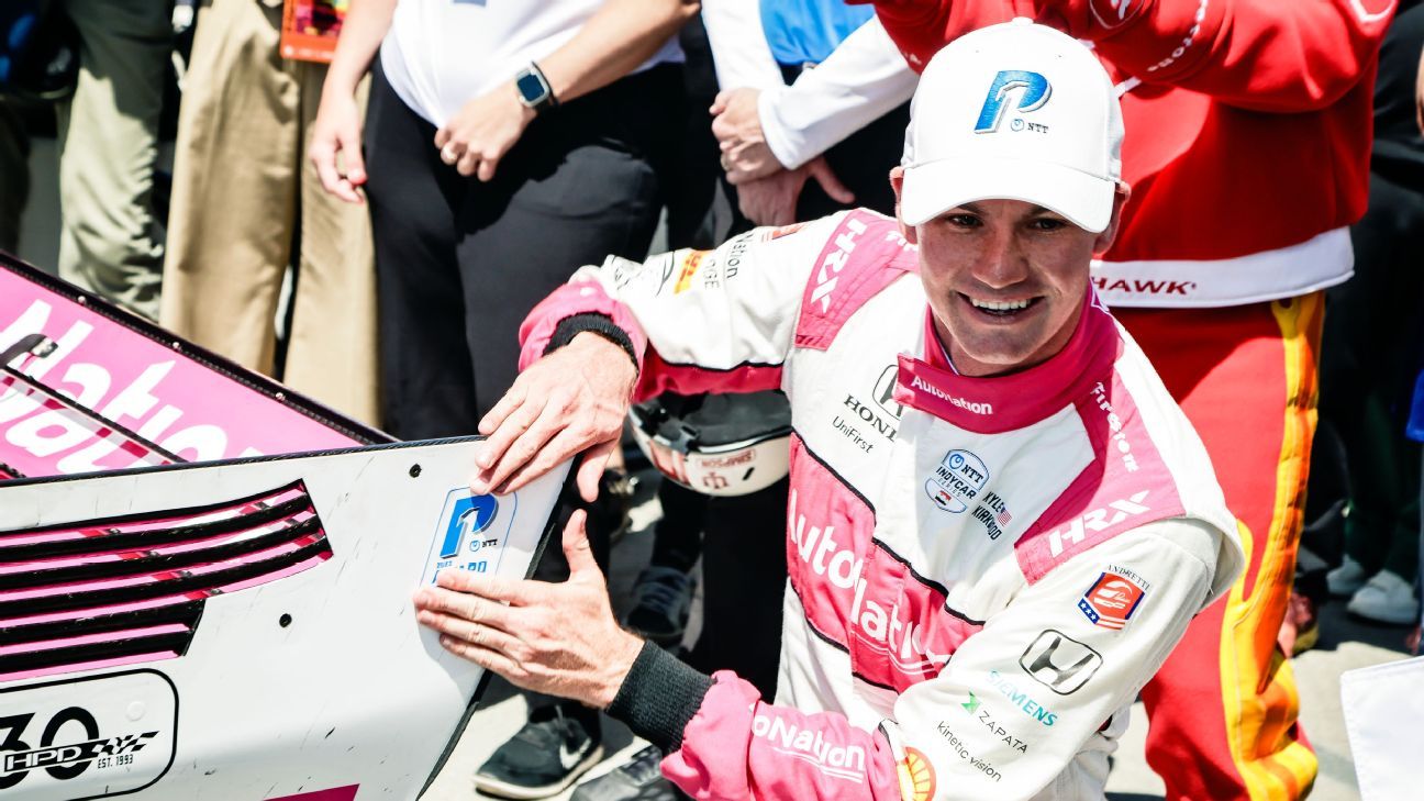 Kirkwood shows promise with first IndyCar pole Auto Recent