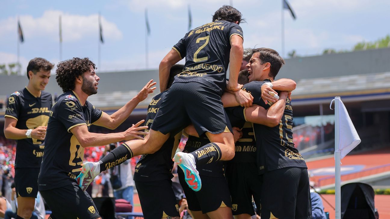 Pumas UNAM vs. Toluca Reporte del Partido 16 abril, 2023 ESPN