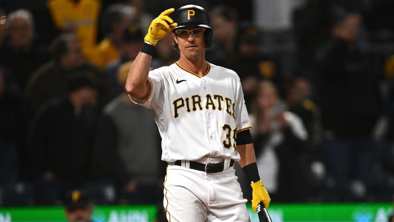 Never give up': Pittsburgh Pirates player makes MLB debut after 13 years in  minor leagues (video) 