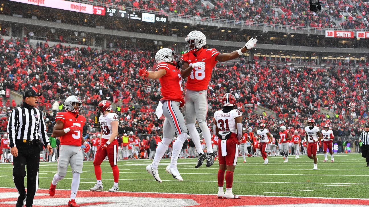 College football's top 10 wide receivers: Why Ohio State's duo is on top