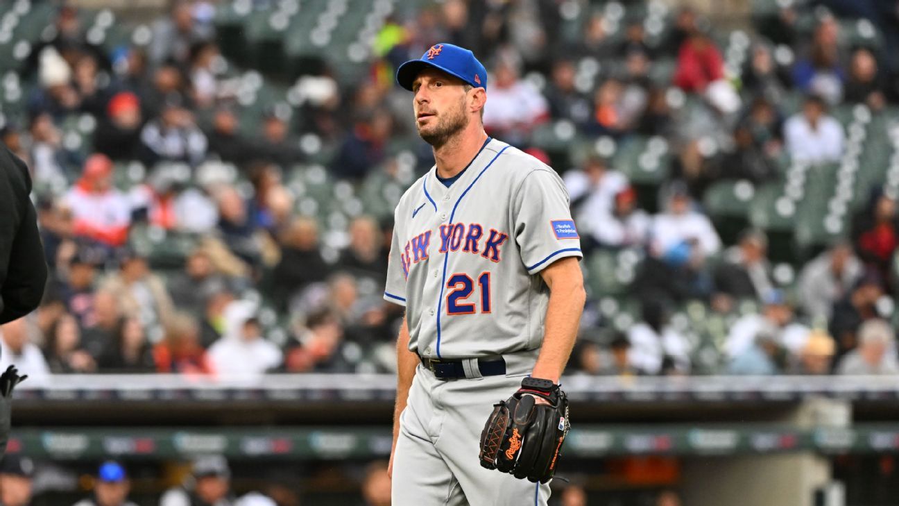 Max Scherzer ejected from Mets' dugout