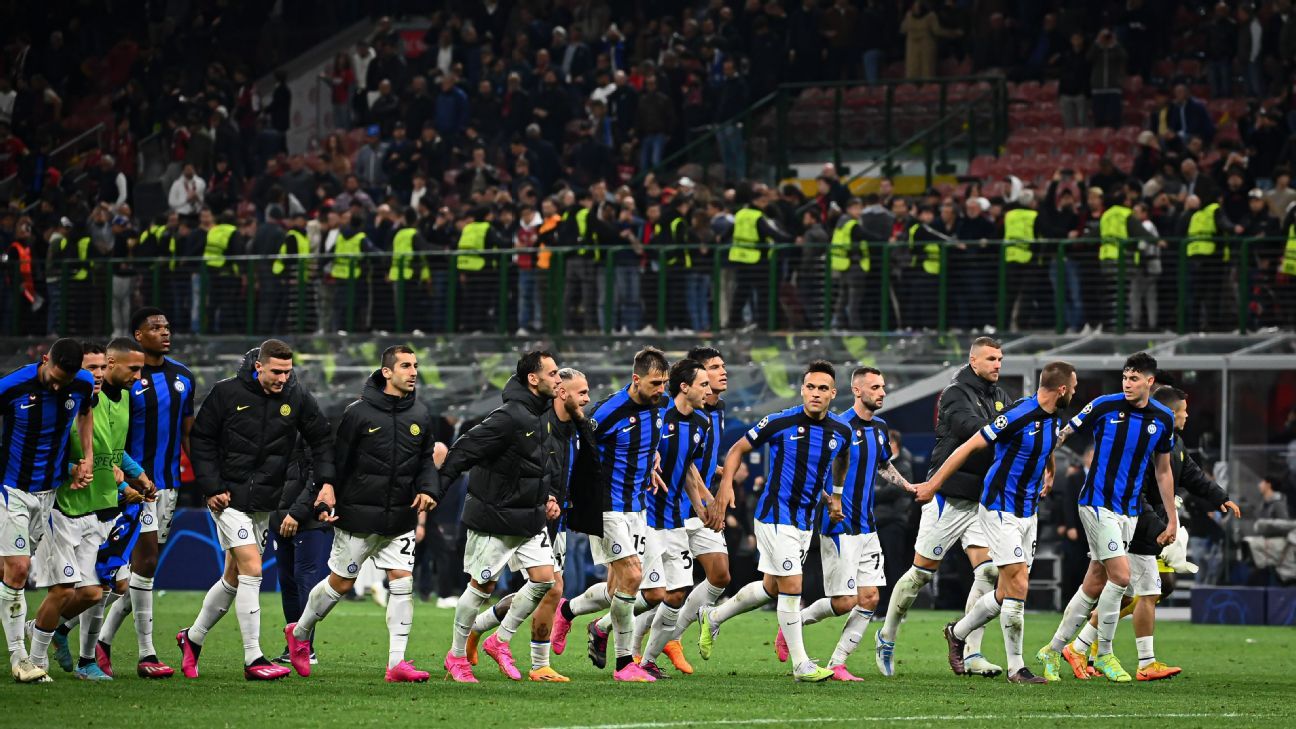 Henrikh Mkhitaryan double leads Internazionale's rout of Milan, Serie A