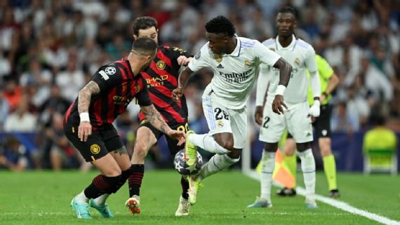 Vinicius Jr's rainbow flick vs Kyle Walker defiant defense: Moment of the  mid-week - ESPN