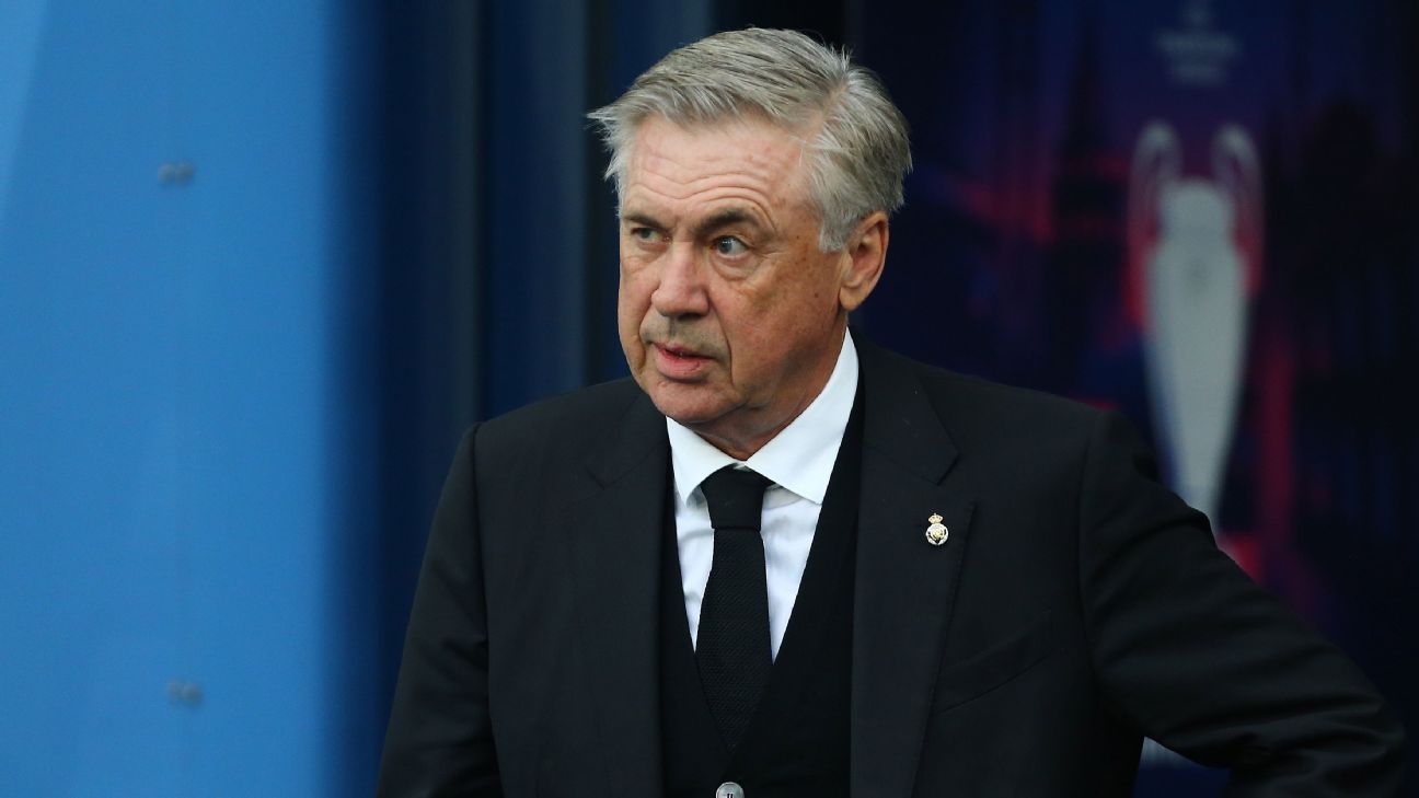 Ancelotti permanece em silêncio sobre seu futuro como treinador no Real Madrid