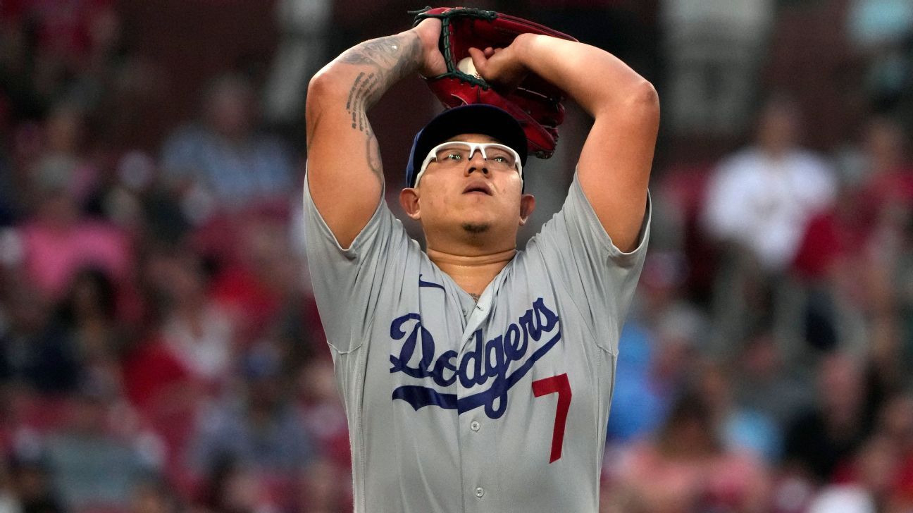 MLB: Julio Urías va a la lista de lesionados con Los Angeles