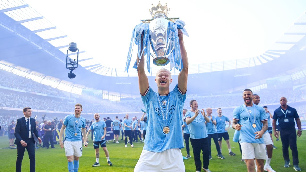 Man City wins Premier League title in epic final day finish