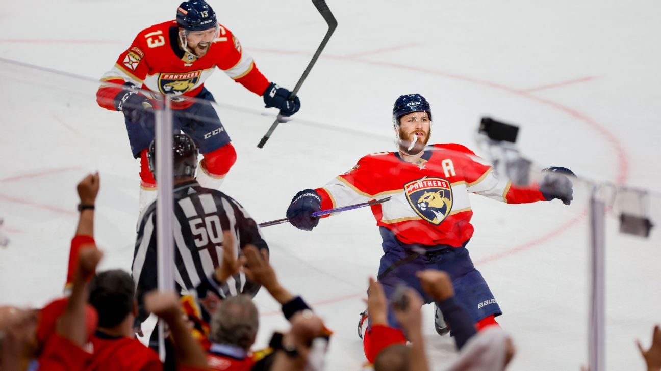 Florida Panthers beat Carolina, 1-0, now one win from Stanley Cup Final