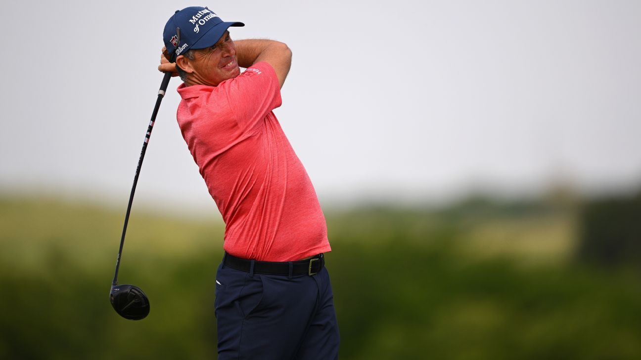 Padraig Harrington takes 1st-round lead at Senior PGA Championship