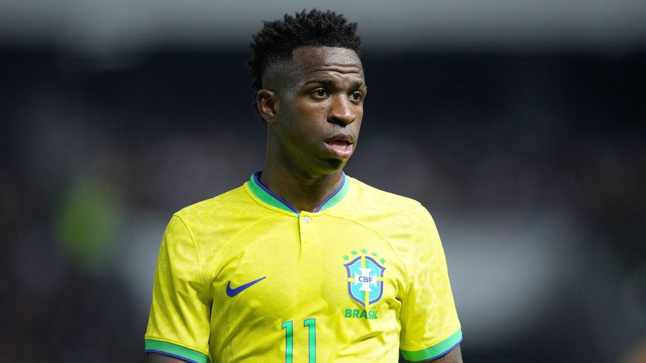 Vinicius Jr. Jerseys, Real Madrid & Brazil National Team