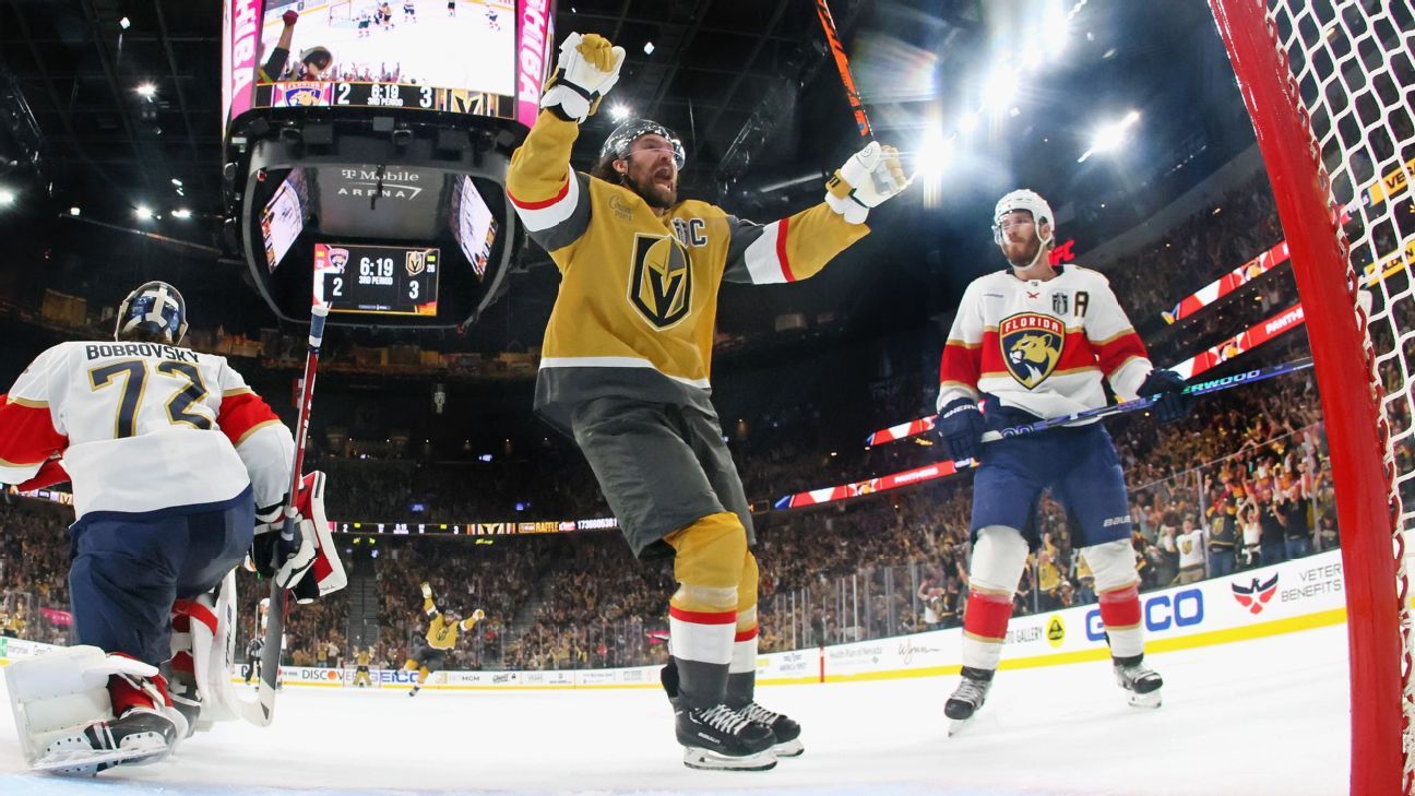 Stanley Cup Final Game 2 Betting Picks For Panthers Golden Knights Espn 