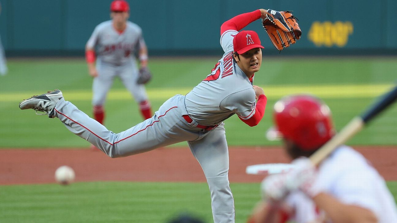 Los Angeles Angels pitcher, Shohei Ohtani wears a Ducks jersey during  News Photo - Getty Images