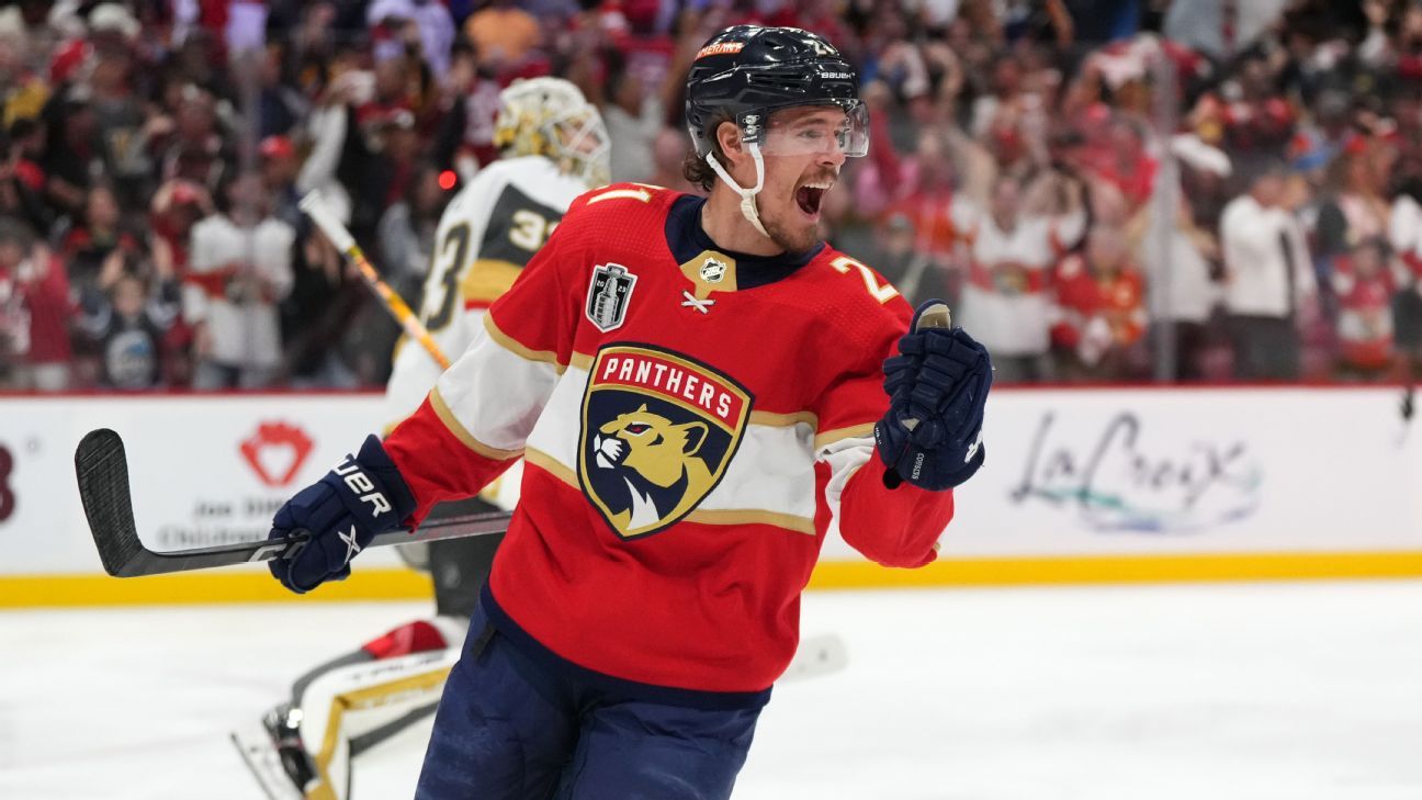 Panthers rally in Stanley Cup Final Game 3, top Golden Knights in OT - ESPN