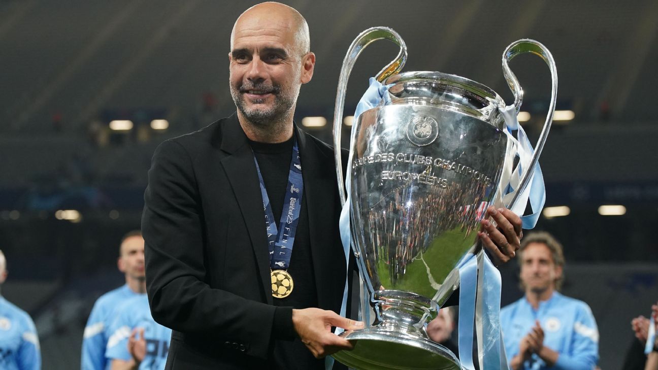 Pep Guardiola wins third Champions League as a manager - Futbol on