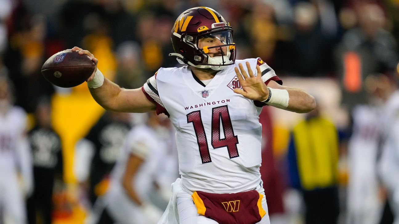 Washington Commanders pick Sam Howell as their starting quarterback