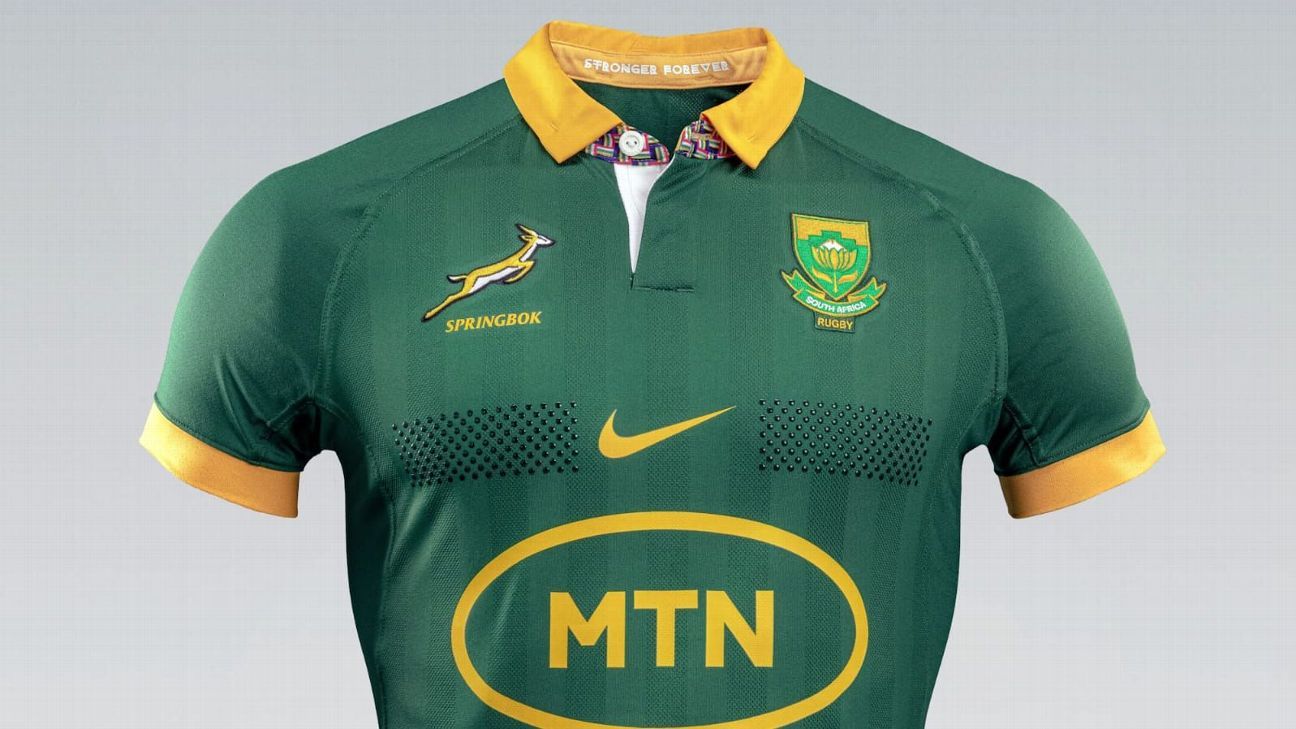Los Springboks presentaron nueva indumentaria para 2023 -