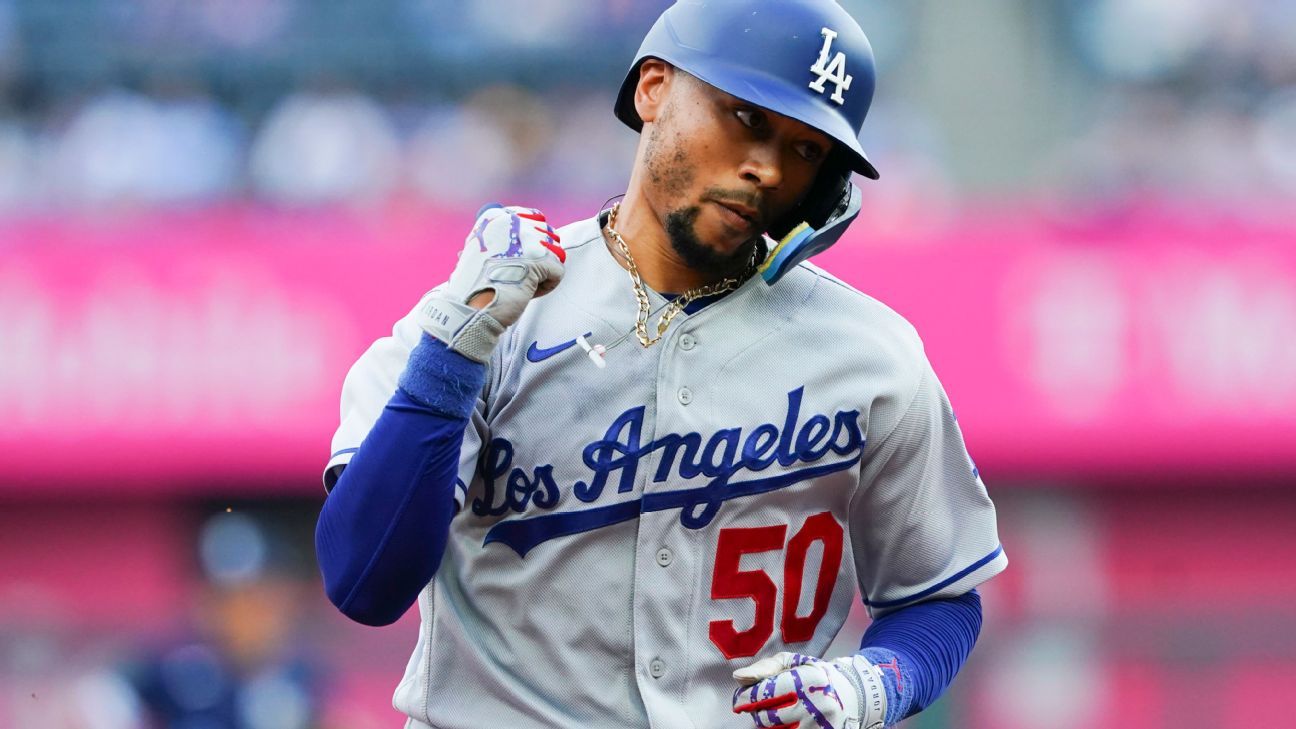 Mookie Betts - Los Angeles Dodgers Right Fielder - ESPN