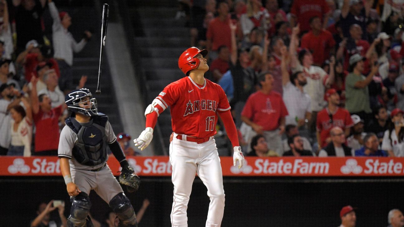 Shohei Ohtani's game-tying homer, 06/21/2022