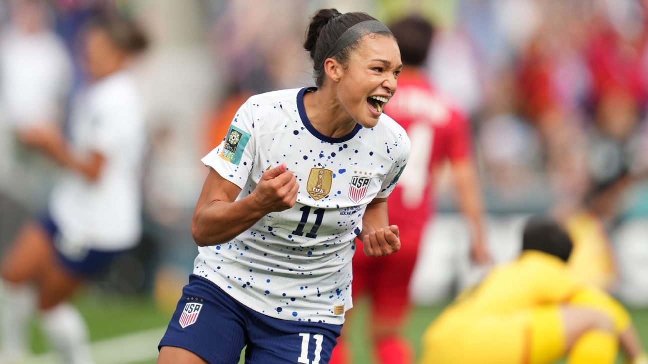 U.S. women's national soccer team starts World Cup with 3-0 win