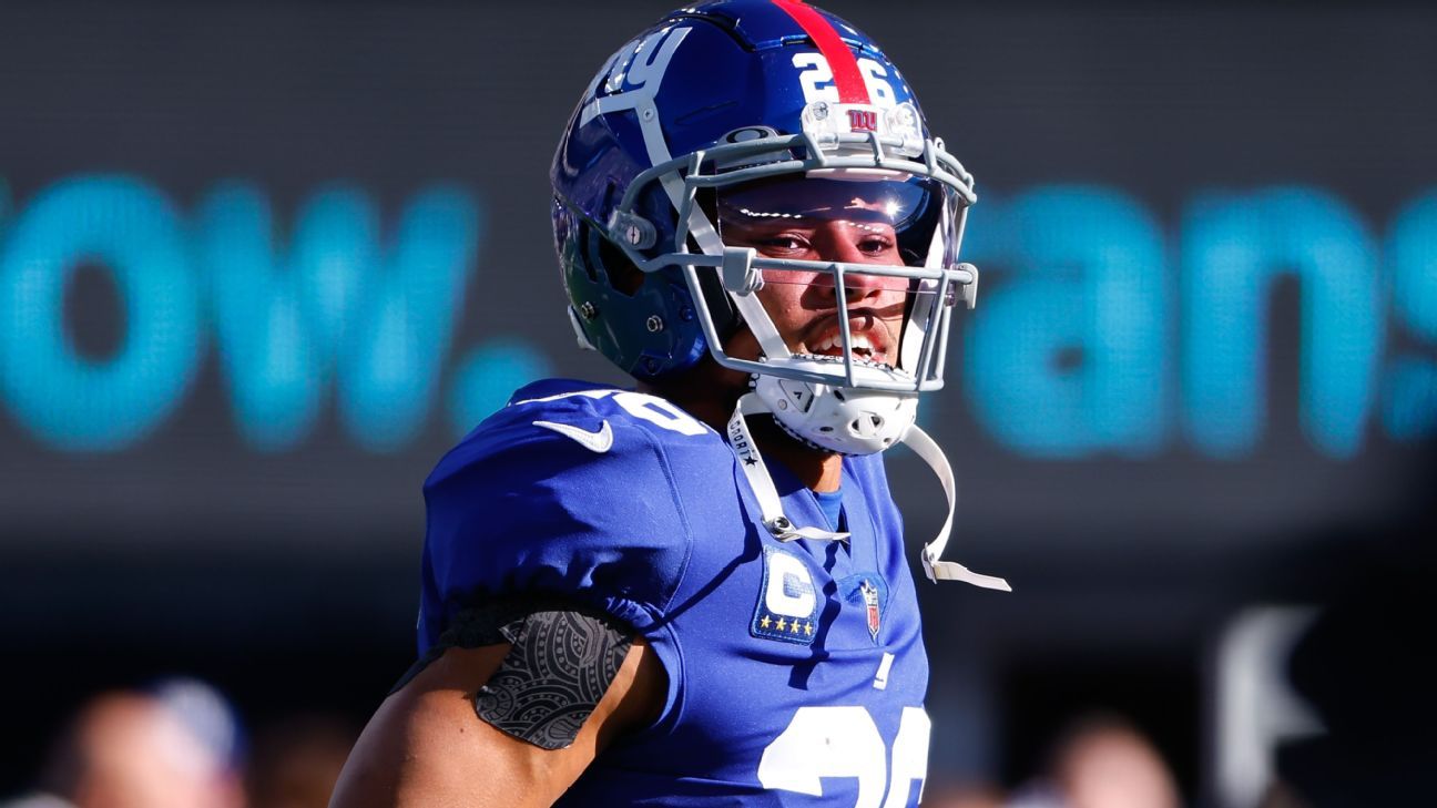 Saquon Barkley agrees to new deal with New York Giants, ends brief