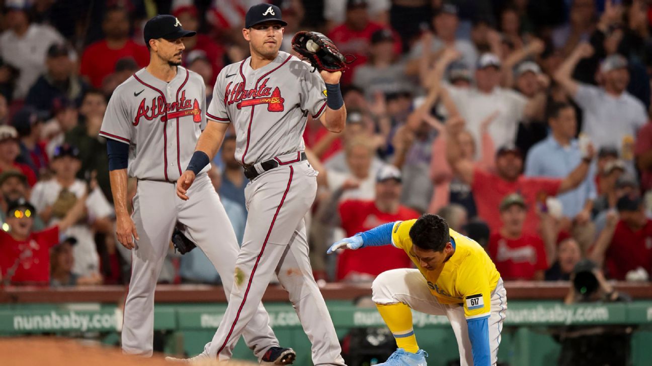 Michael Harris and the Atlanta Braves turn first 8-3-5 triple play since  1884