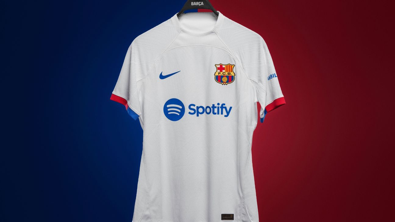 Barcelona to wear white away jersey for 1st time in 44 years ESPN