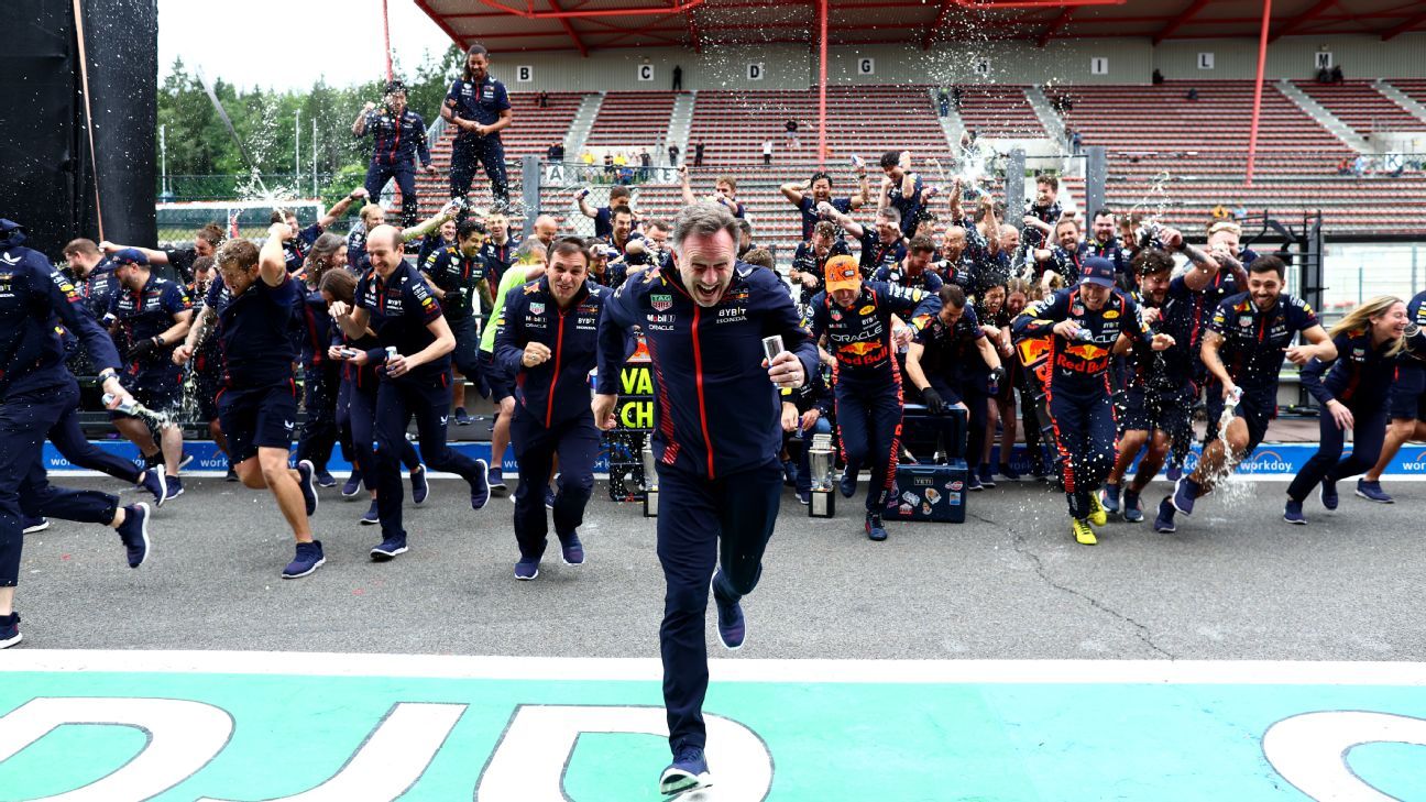 Red Bull con trofeo roto por segunda semana consecutiva - ESPN