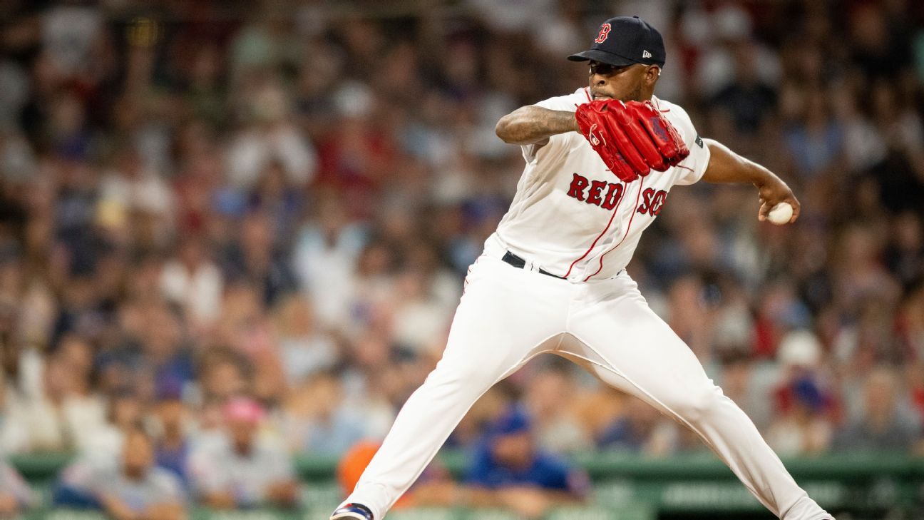 Red Sox reliever Rodríguez could be done for the season with