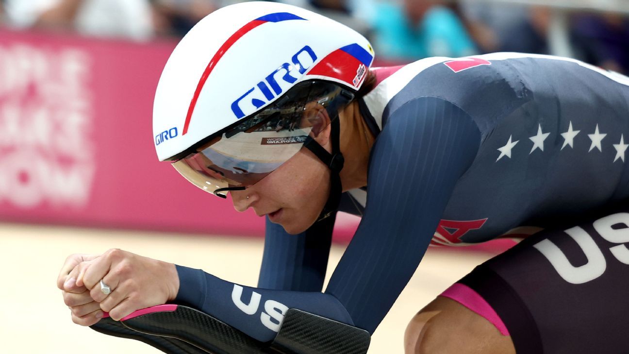 American Chloe Dygert wins individual pursuit title at cycling world