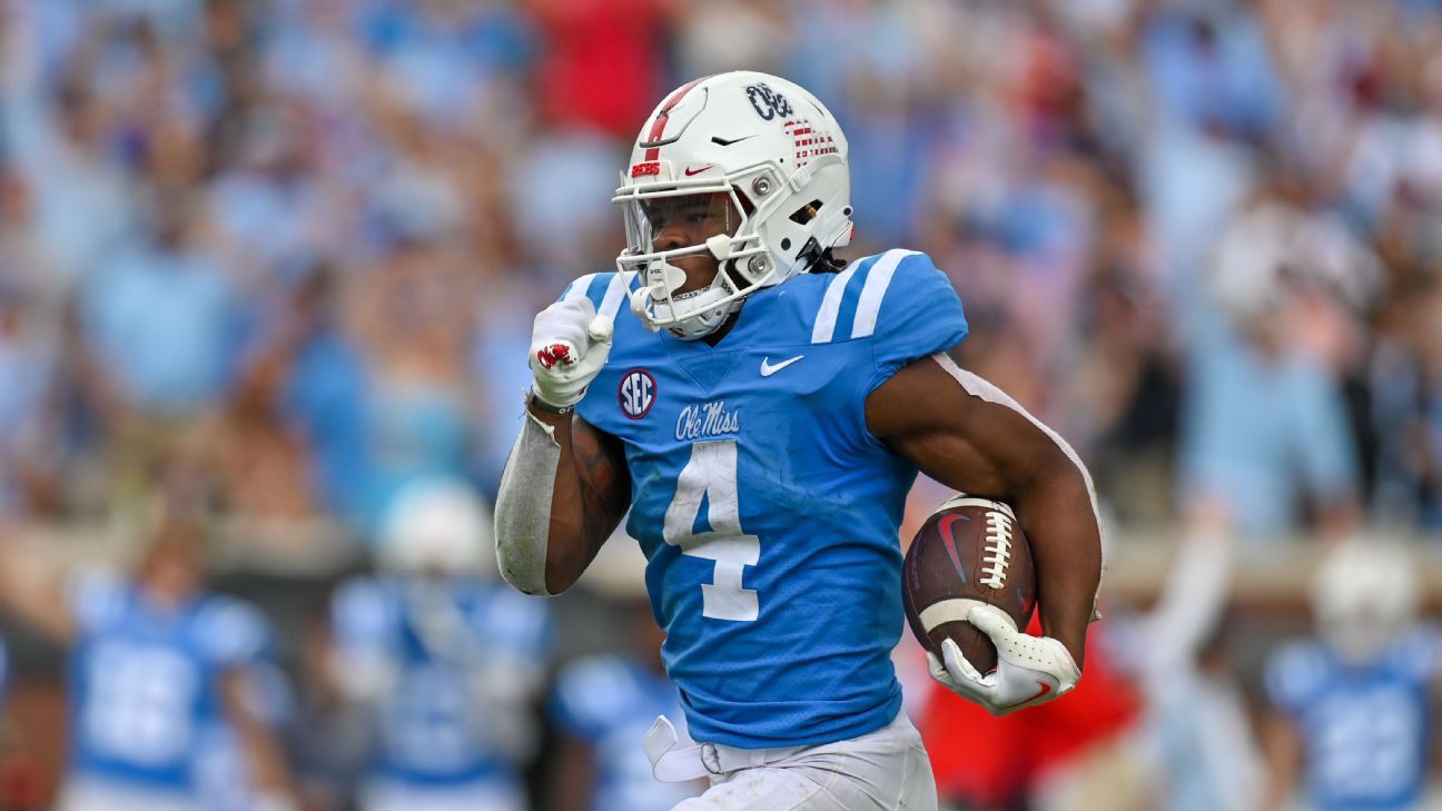 ExOle Miss RB Quinshon Judkins commits to Ohio State ESPN