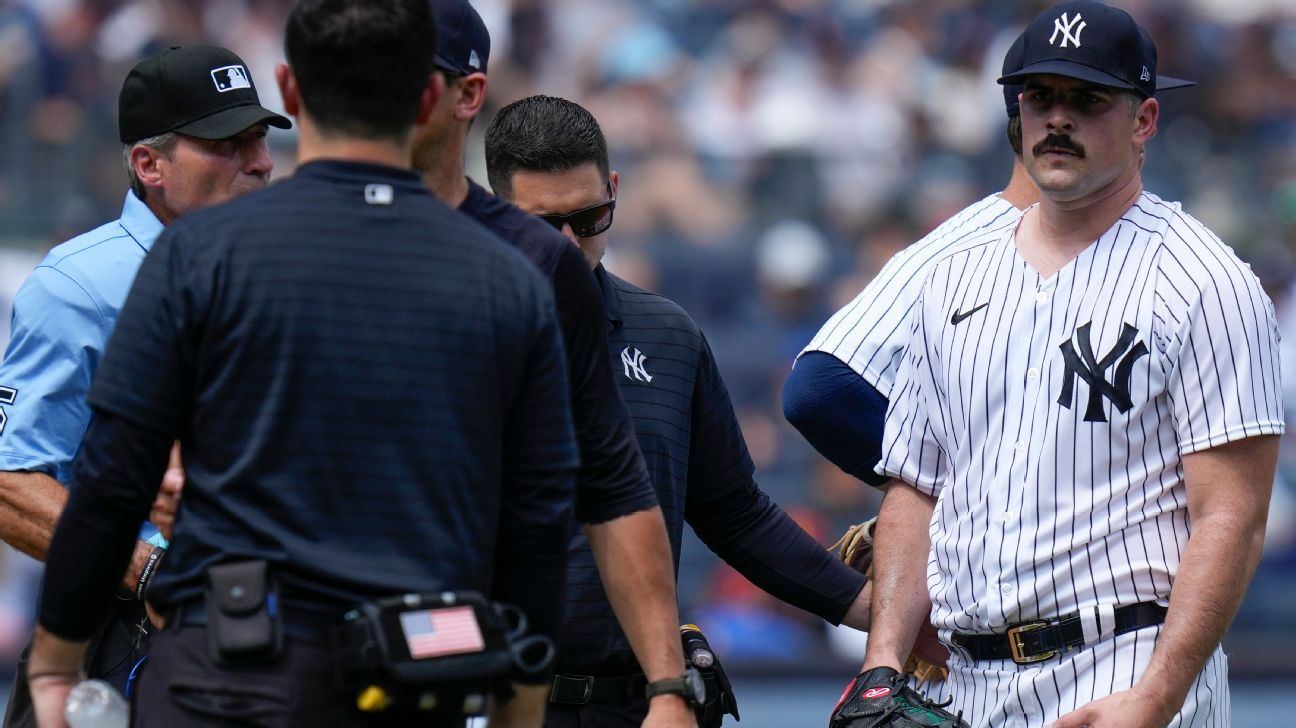 Yankees' Harrison Bader exits with hamstring injury