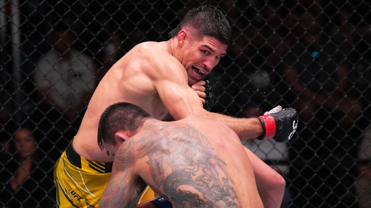 Vicente Luque ‘volta melhor do que nunca’ e bate Rafael dos Anjos na luta principal do UFC