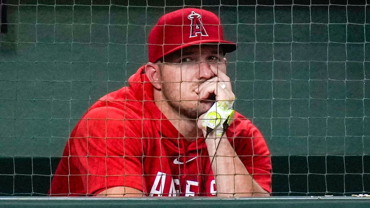 Mike Trout makes it official: His season is over