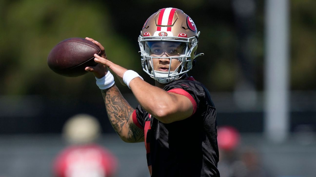 Trey Lance pasa de posible jugador franquicia a pelear por su futuro con  los 49ers