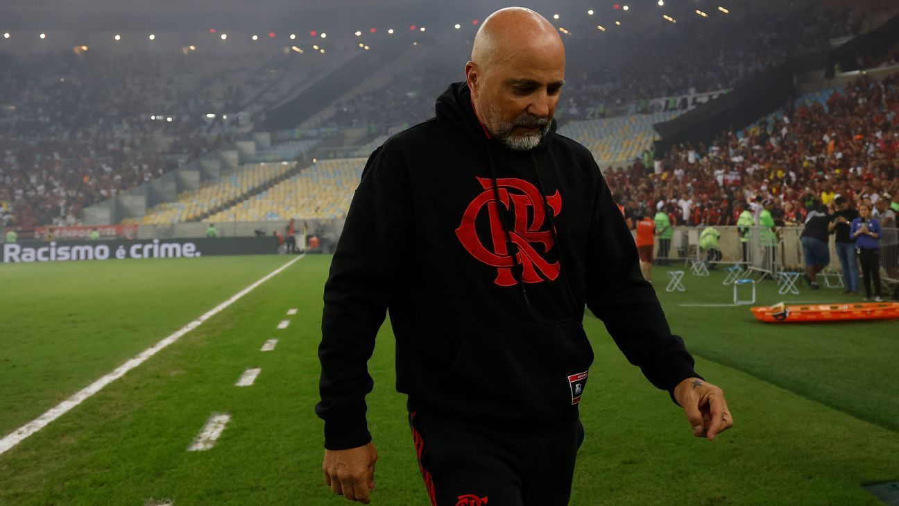 Flamengo se divide nos bastidores por saída de Sampaoli; Braz se reúne com técnico, e Landim quer permanência