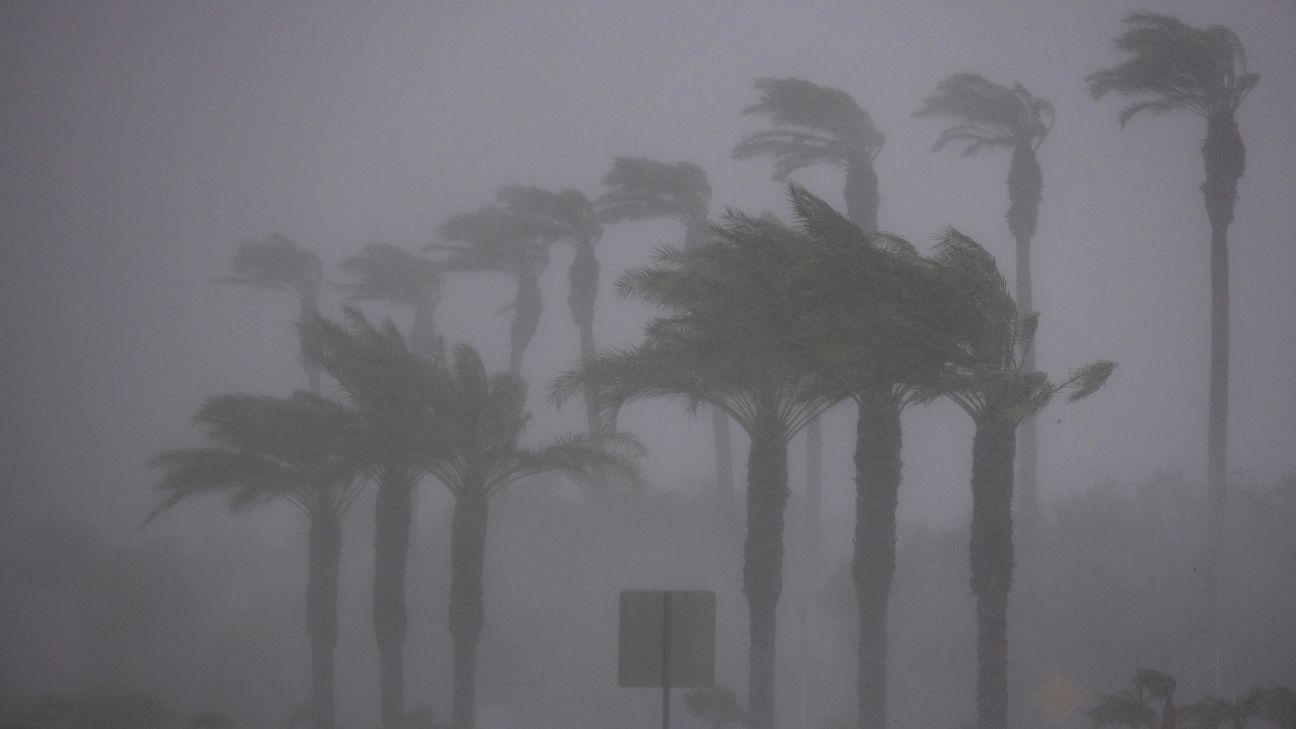 Angels' game Monday ppd. due to tropical storm