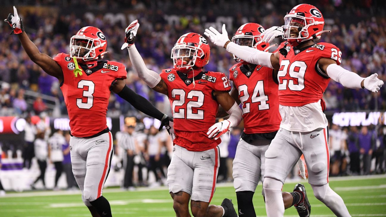 UGA ends Bama, Clemson run as preseason fave