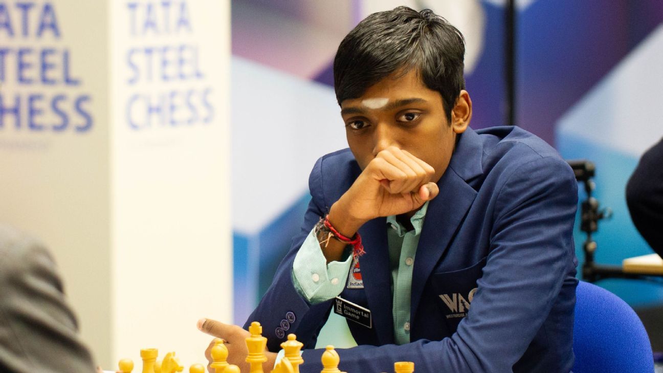 18-yr-old Praggnanandhaa beats number 2 and 3 players to set up