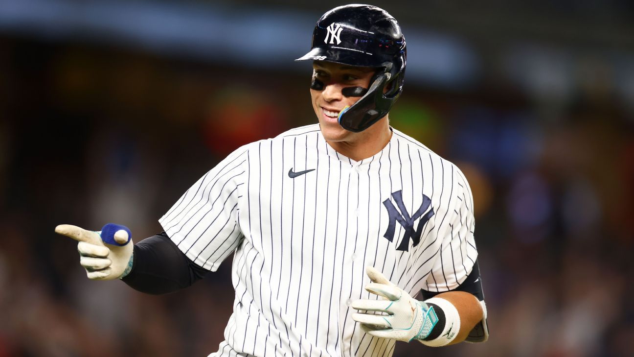 Aaron Judge takes batting practice for first time since toe injury, but  he's still 'not healed