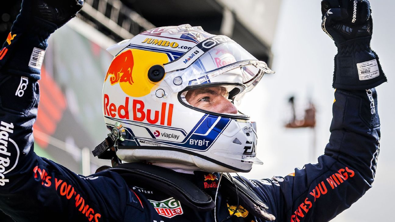 Max Verstappen equals Sebastian Vettel record with ninth straight F1 ...