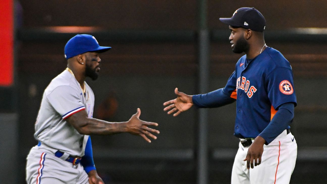 Astros and Rangers meet for Texas-sized showdown in AL Championship Series